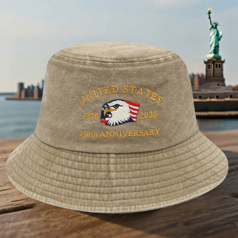 USA 250TH Bucket Style Anniversary Hats - 10% Discount on Multiple Hat Purchases