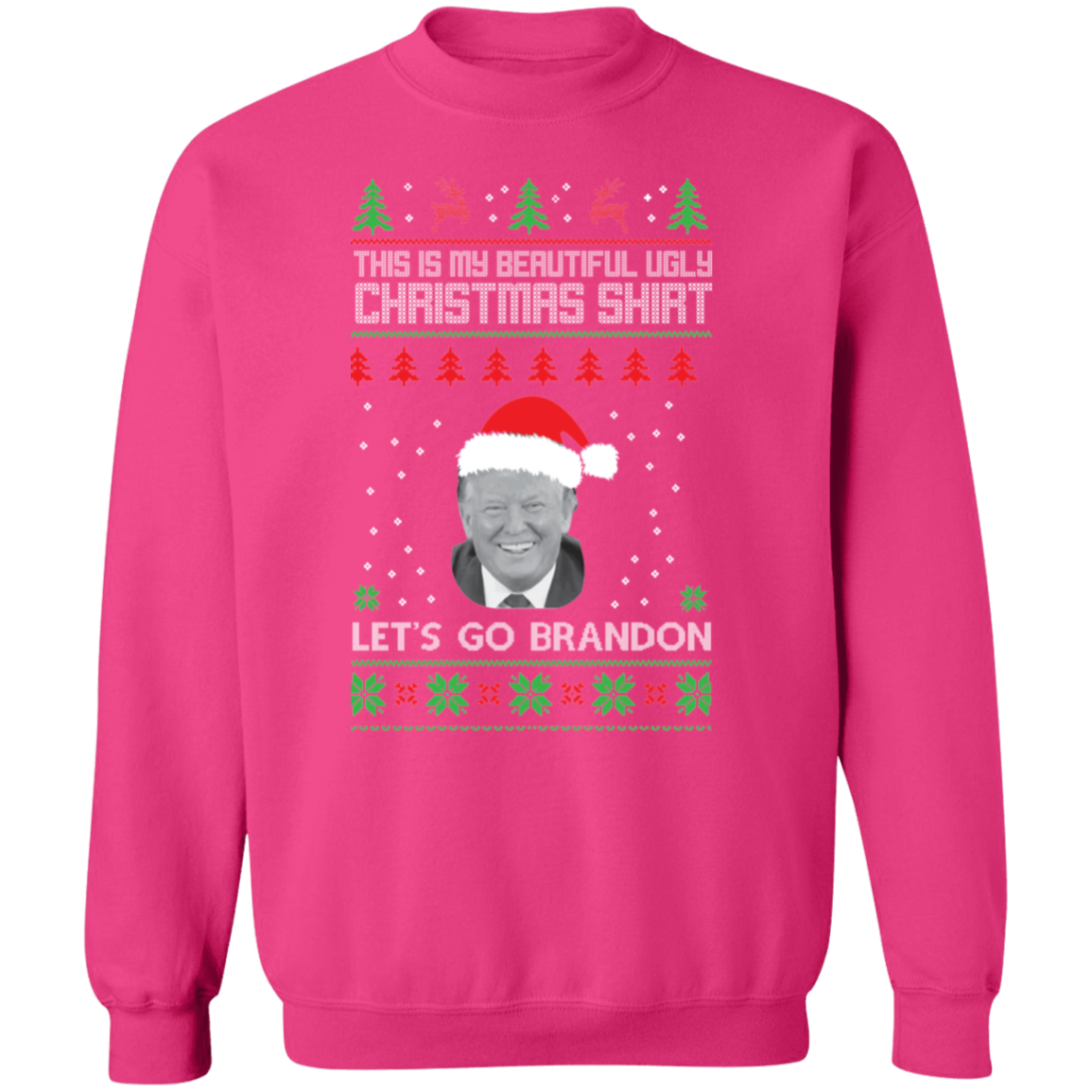 Ugly Christmas Sweatshirt Brandon