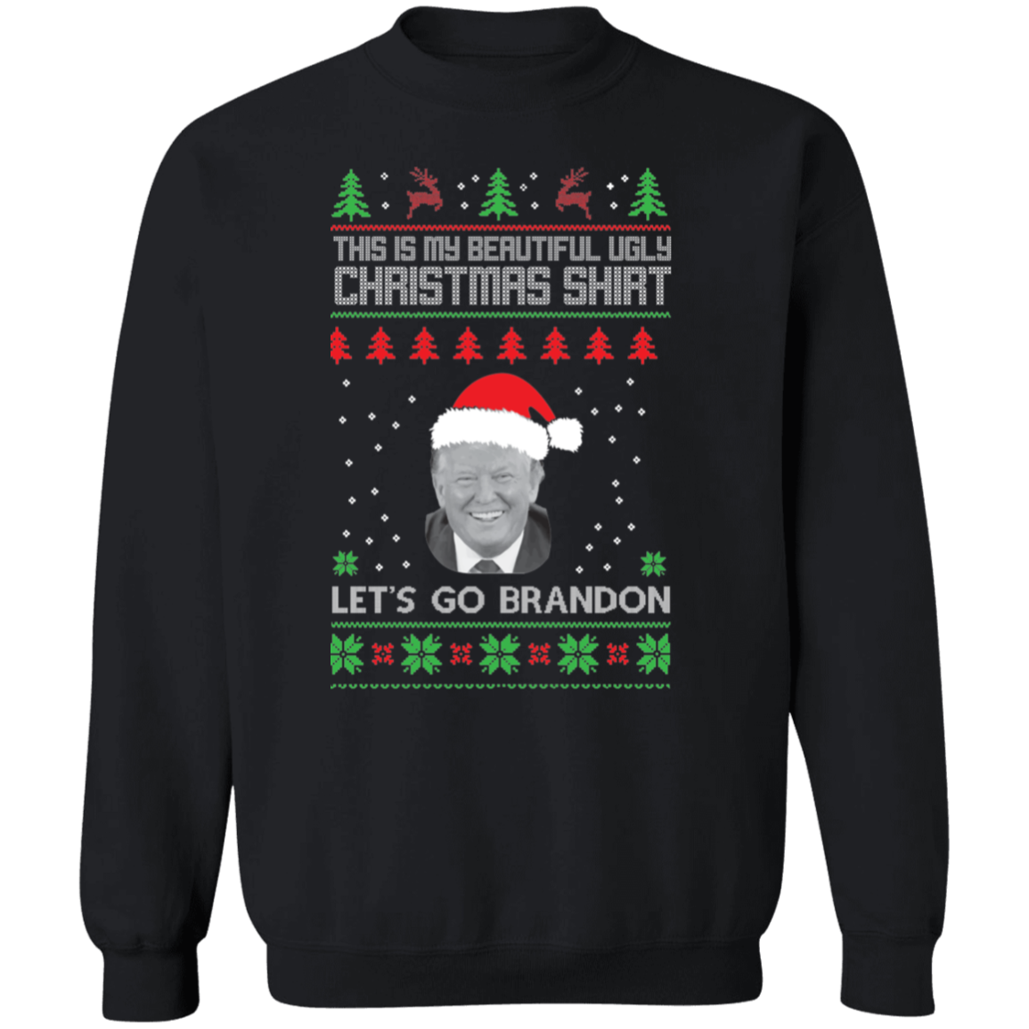 Ugly Christmas Sweatshirt Brandon
