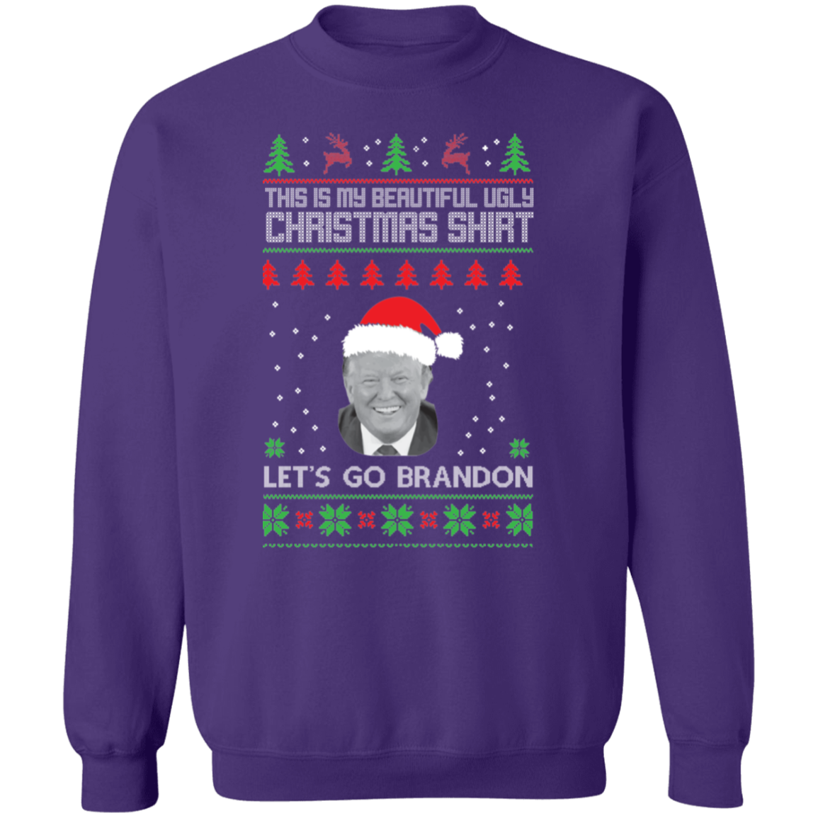 Ugly Christmas Sweatshirt Brandon
