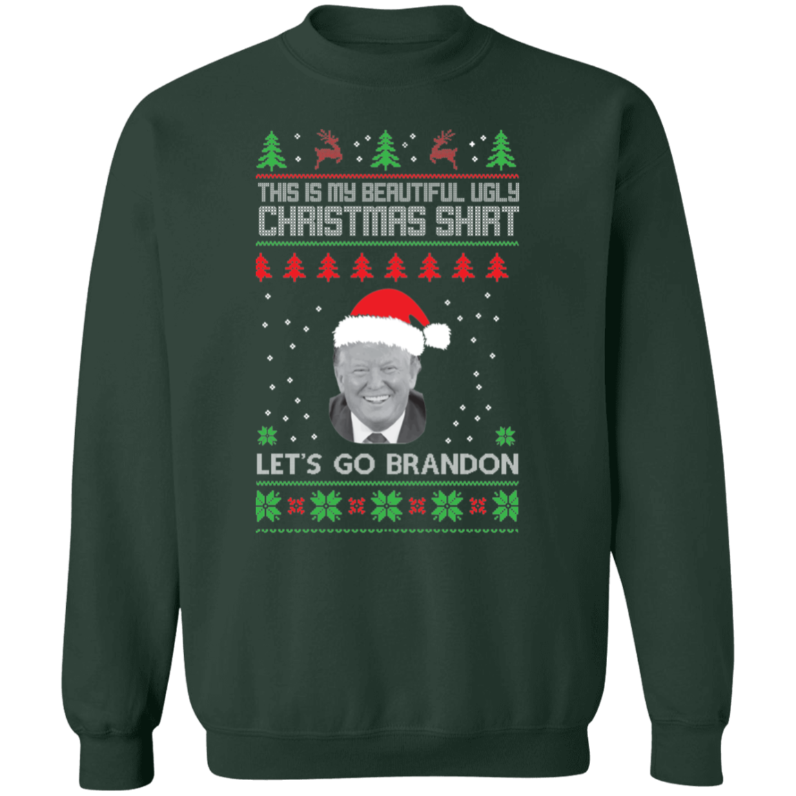 Ugly Christmas Sweatshirt Brandon