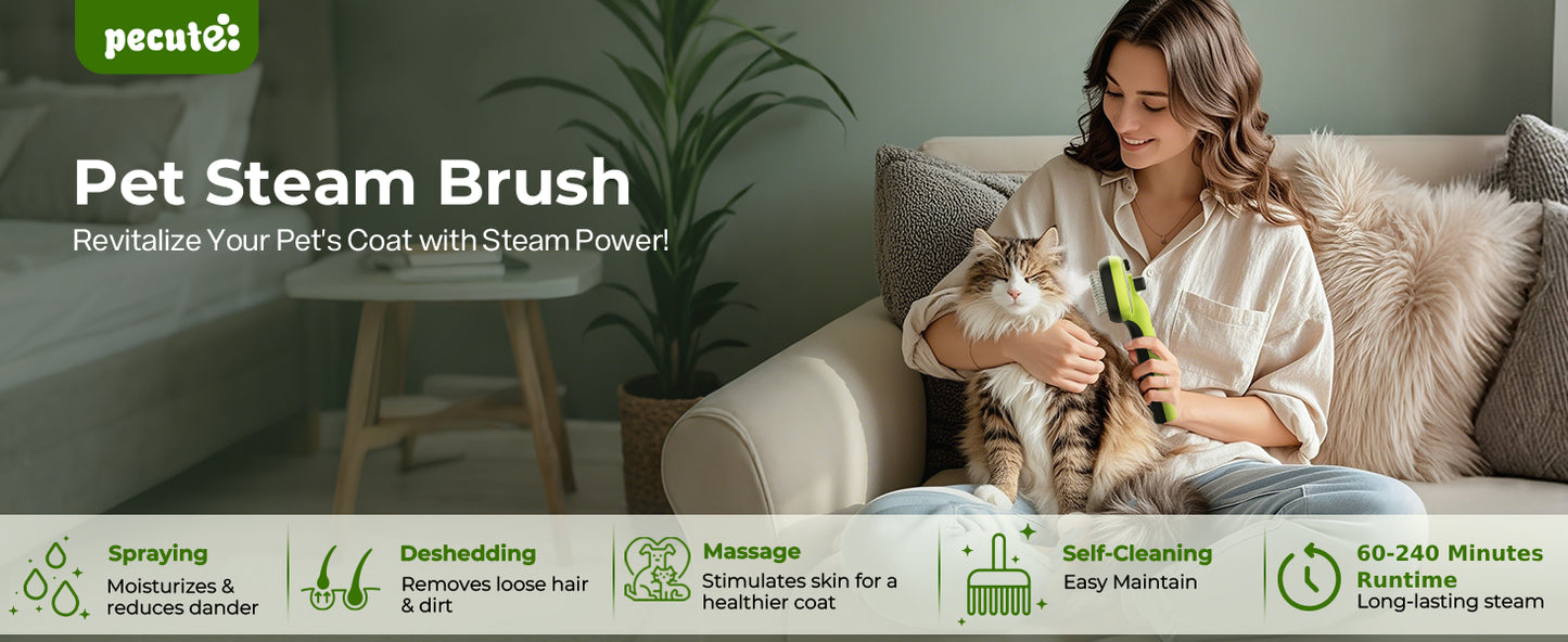 Gentle Grooming Mist Brush - 10% Discount on Multiple Pet Brushes