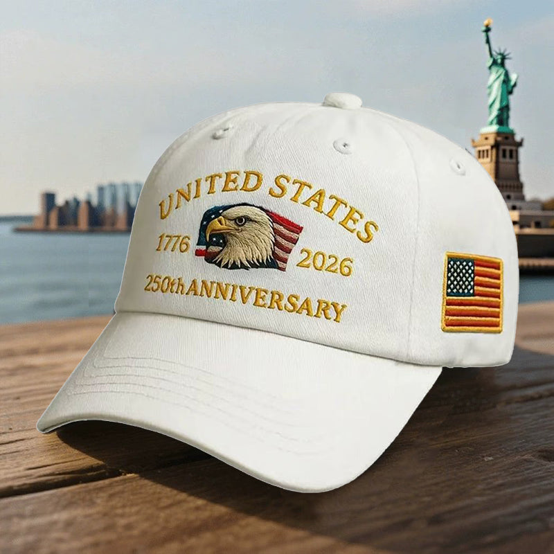 USA 250TH Eagle Anniversary Hats - 10% Discount on Multiple Hat Purchases