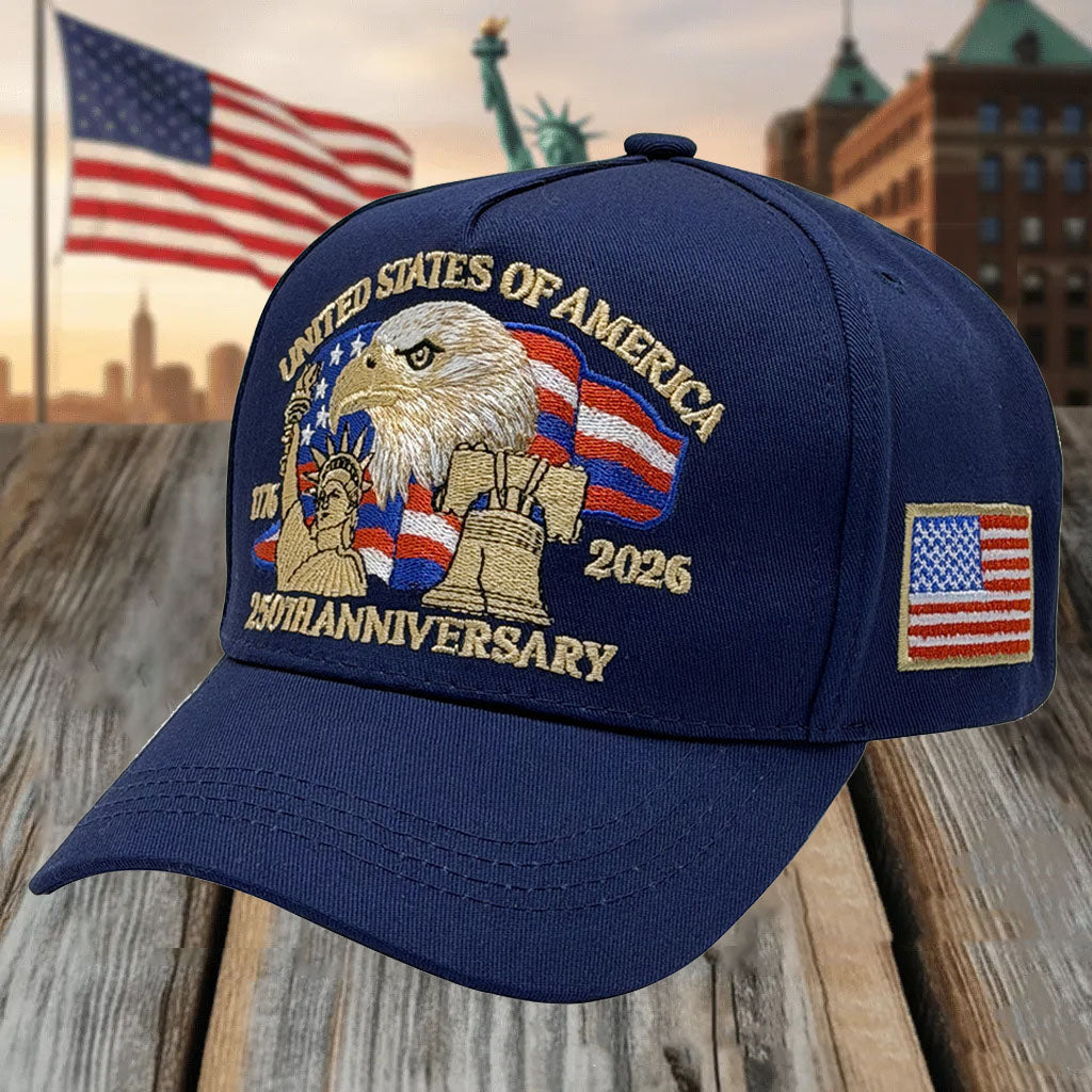 USA 250TH Anniversary Hats - 10% Discount on Multiple Hat Purchases