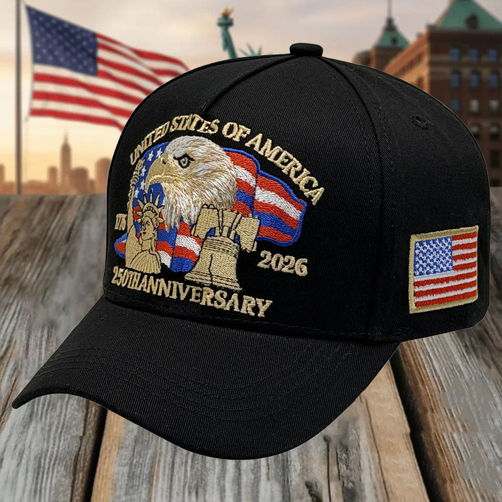 USA 250TH Anniversary Hats - 10% Discount on Multiple Hat Purchases