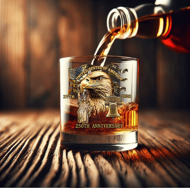 USA 250Th Anniversary Whiskey Glasses