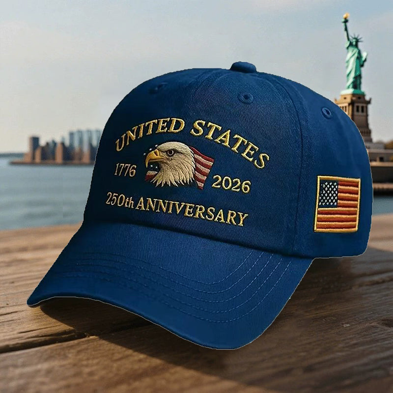USA 250TH Eagle Anniversary Hats - 10% Discount on Multiple Hat Purchases