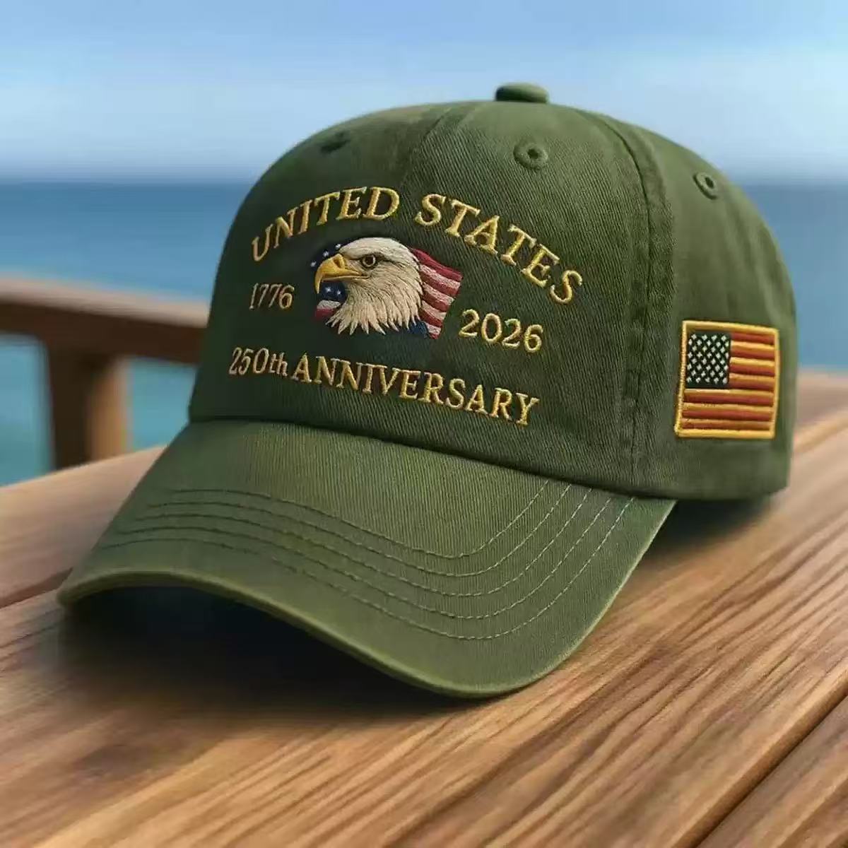 USA 250TH Eagle Anniversary Hats - 10% Discount on Multiple Hat Purchases