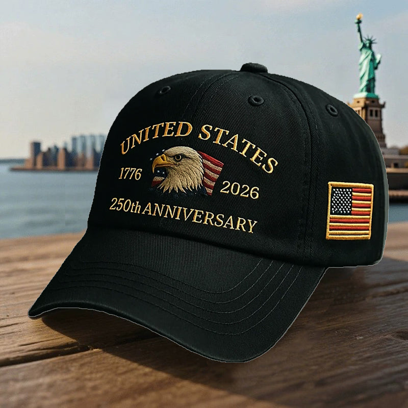 USA 250TH Eagle Anniversary Hats - 10% Discount on Multiple Hat Purchases