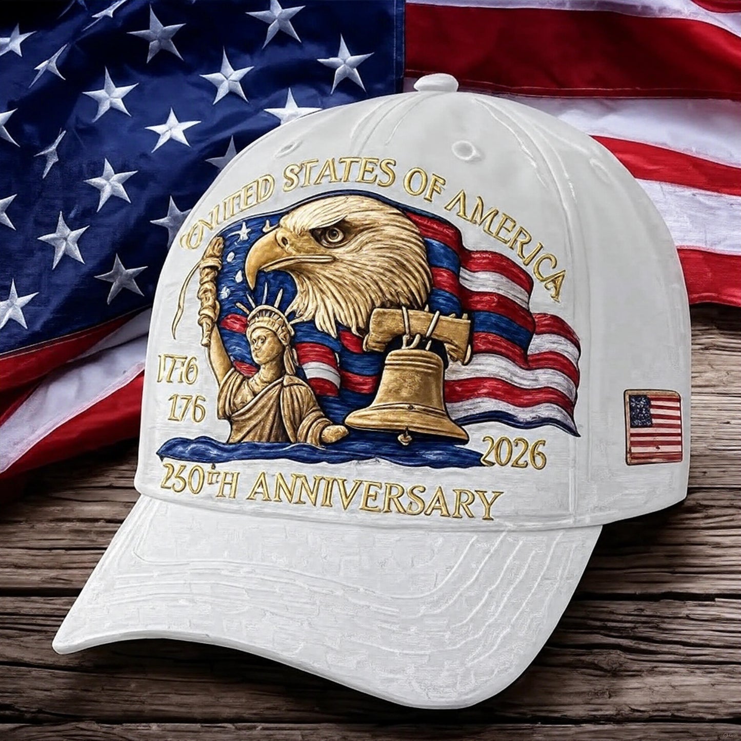 USA 250TH Anniversary Hats - 10% Discount on Multiple Hat Purchases