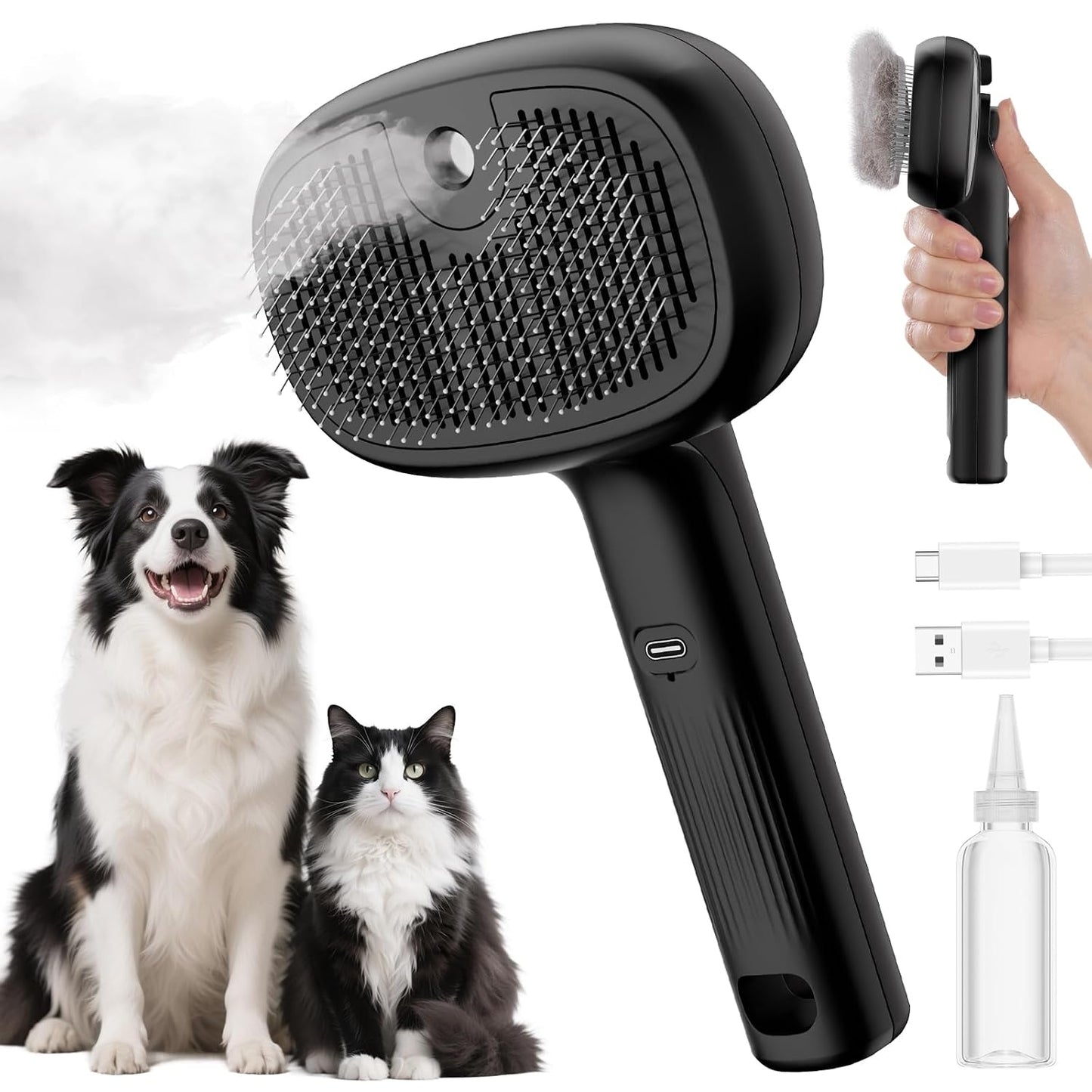 Gentle Grooming Mist Brush - 10% Discount on Multiple Pet Brushes
