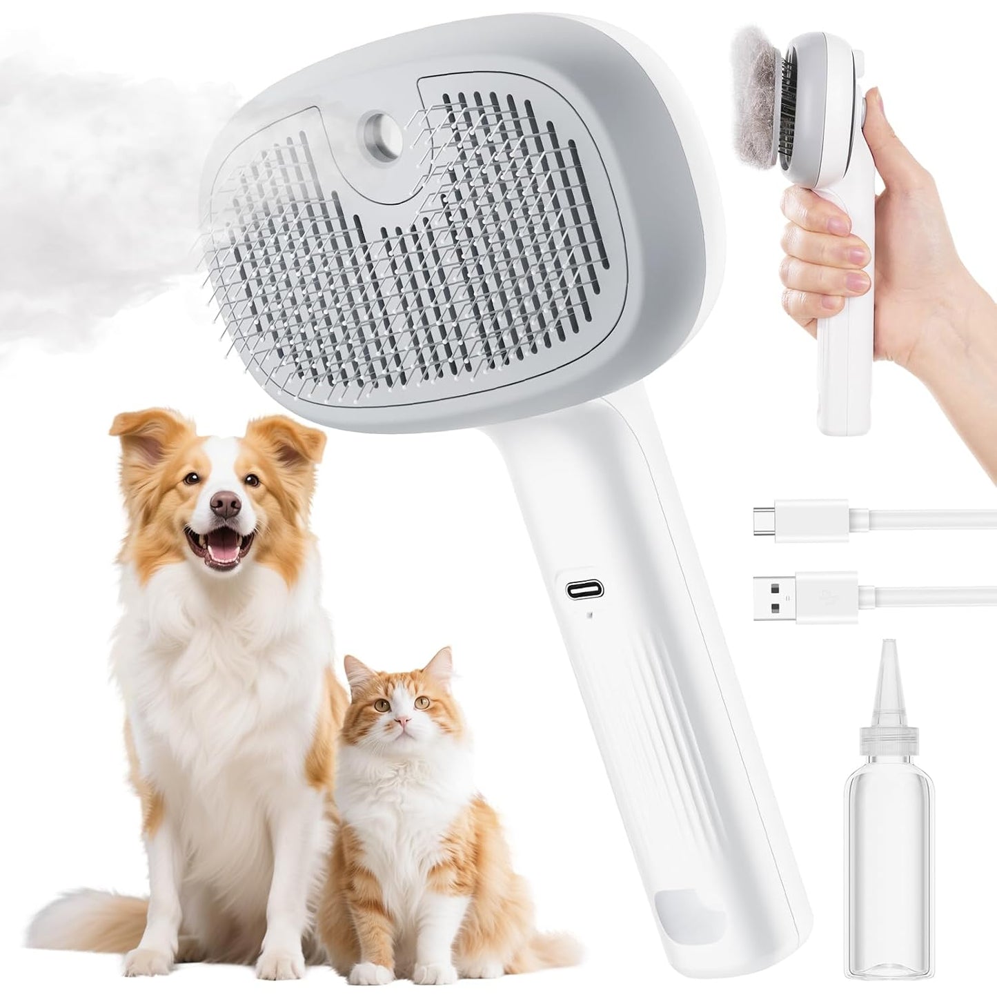 Gentle Grooming Mist Brush - 10% Discount on Multiple Pet Brushes