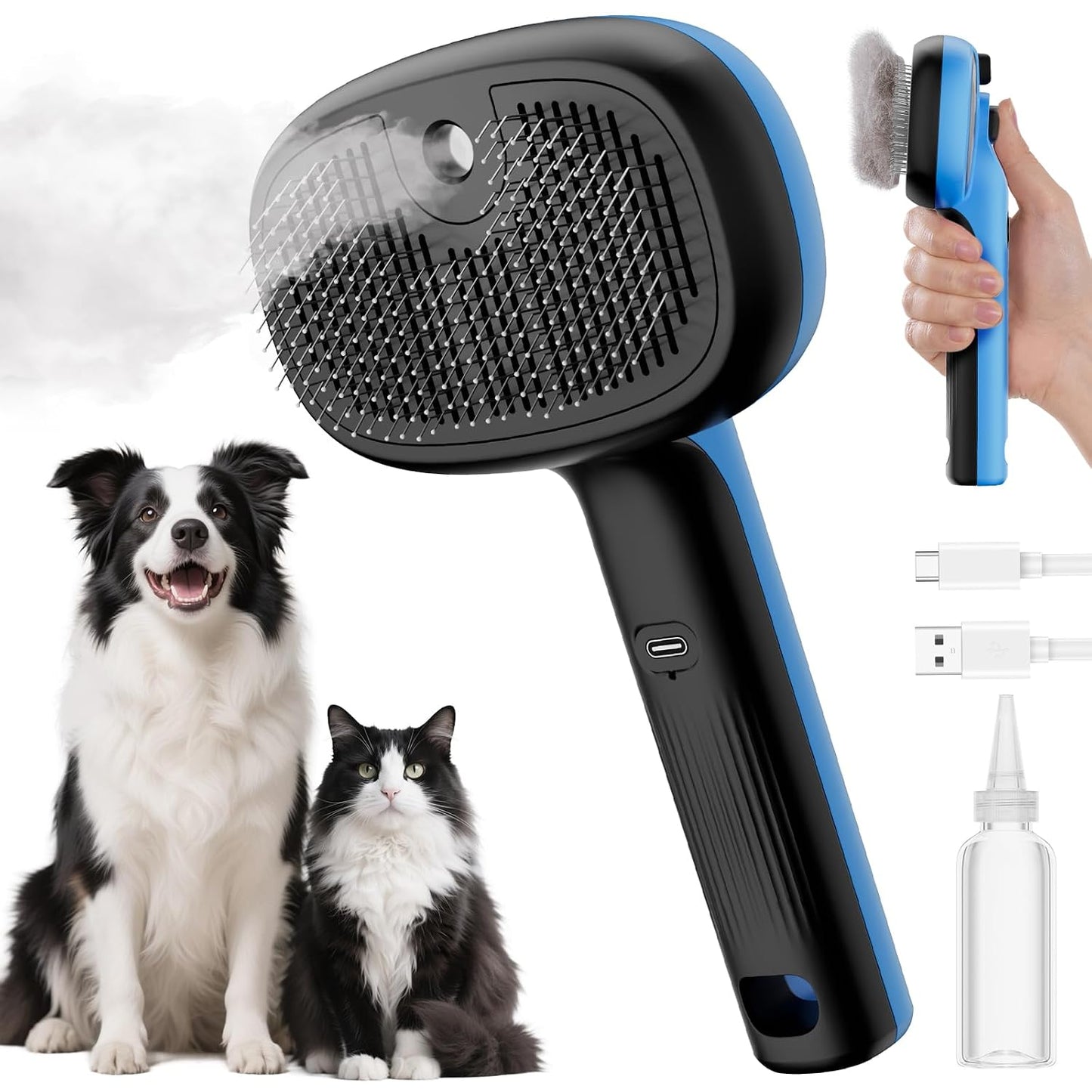Gentle Grooming Mist Brush - 10% Discount on Multiple Pet Brushes