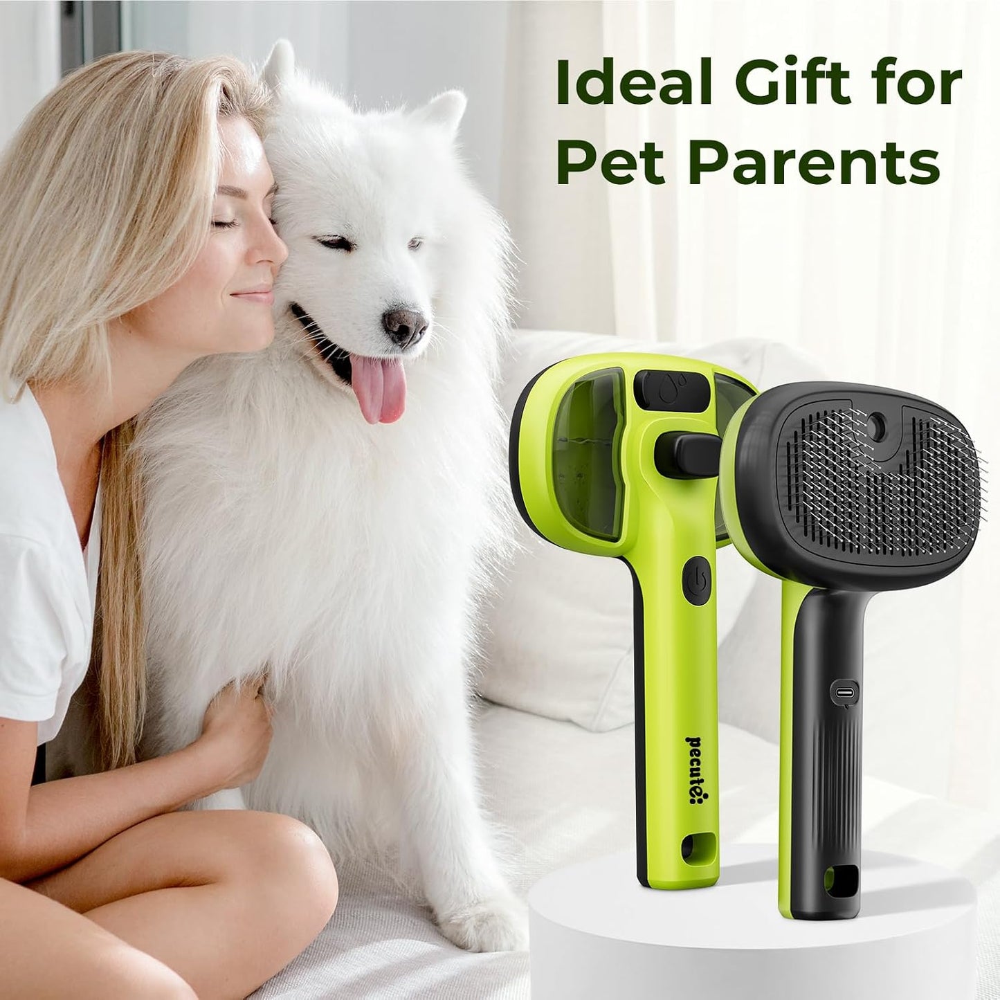 Gentle Grooming Mist Brush - 10% Discount on Multiple Pet Brushes