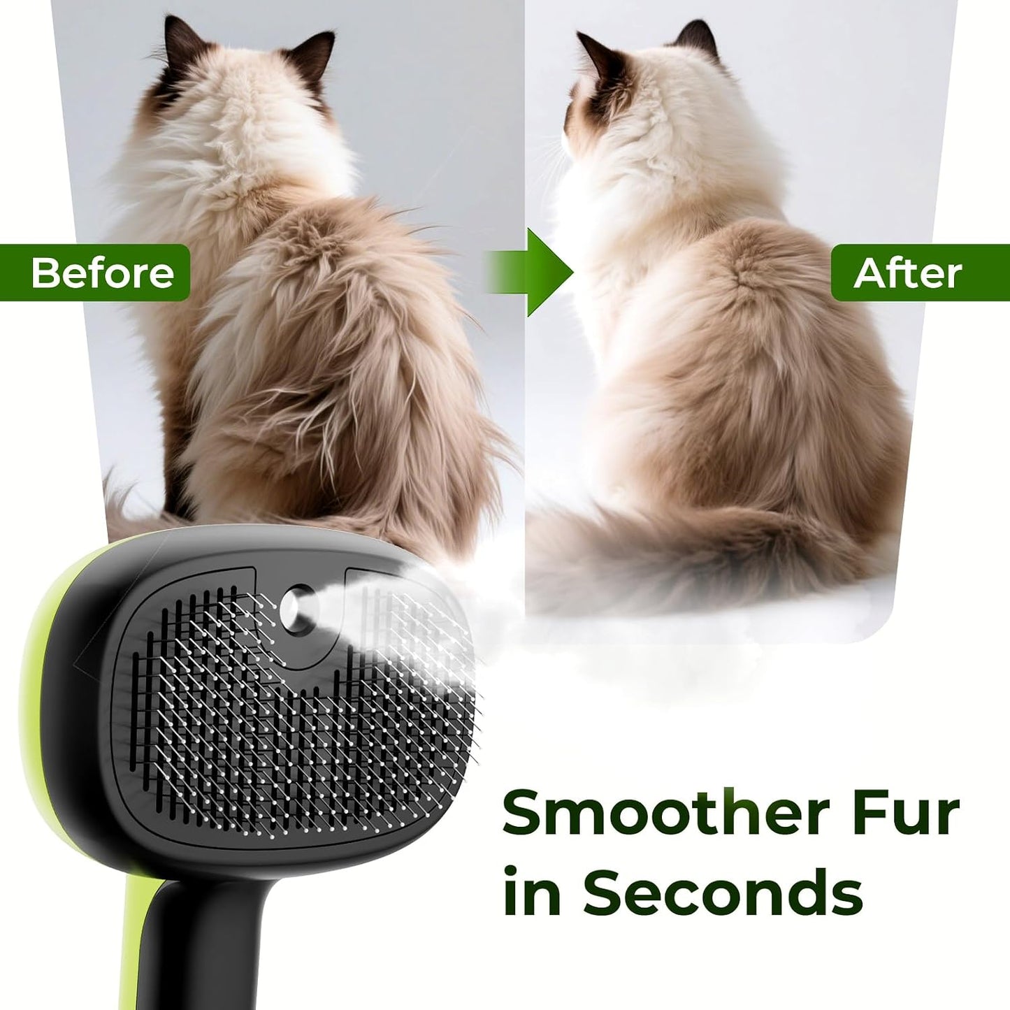 Gentle Grooming Mist Brush - 10% Discount on Multiple Pet Brushes