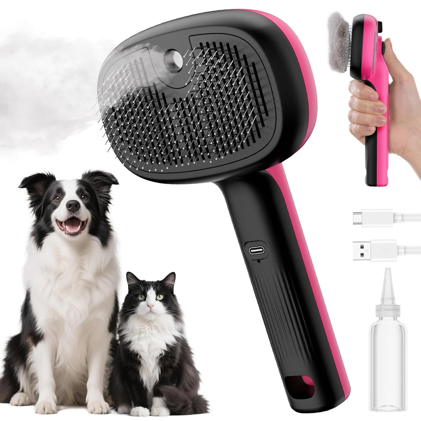 Gentle Grooming Mist Brush - 10% Discount on Multiple Pet Brushes