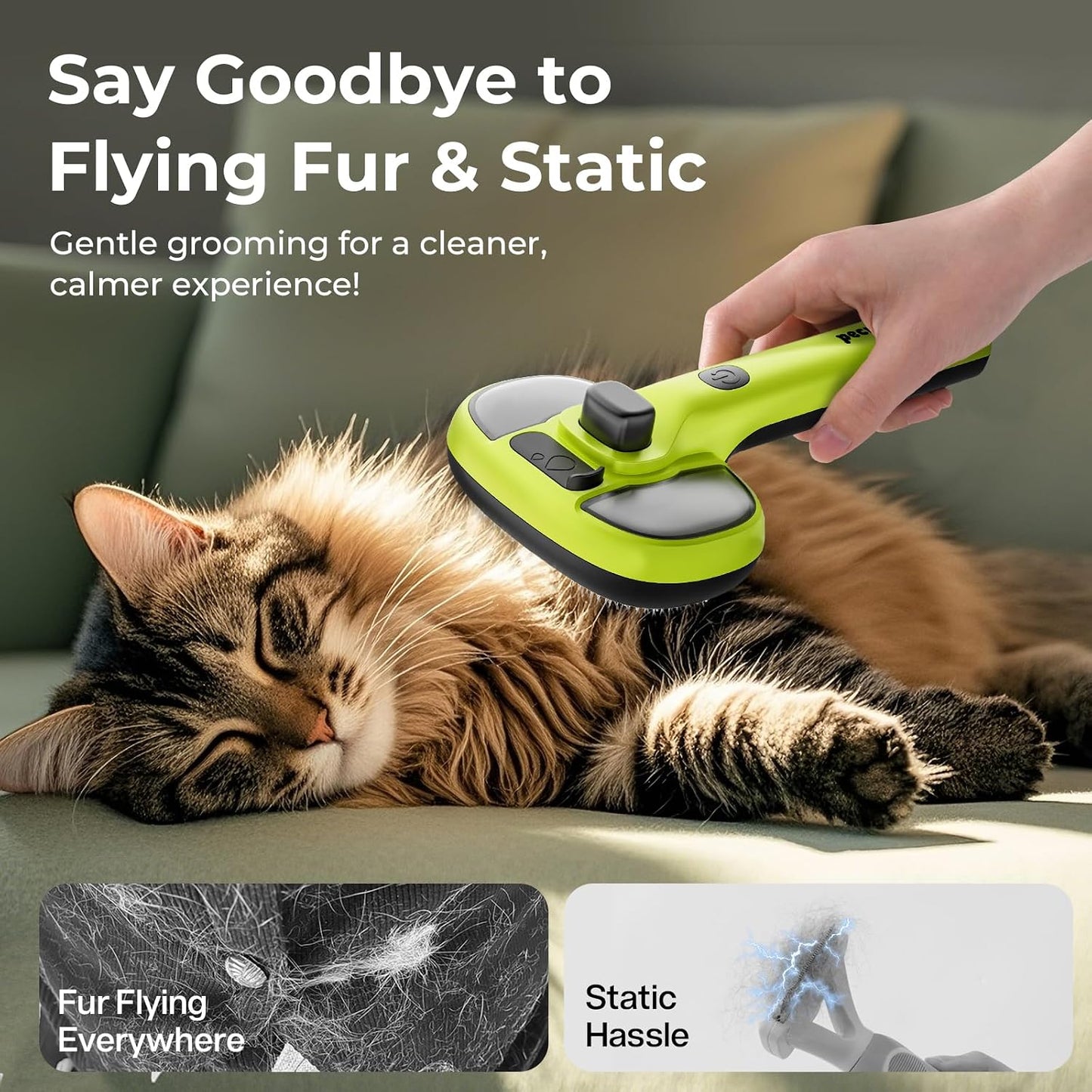 Gentle Grooming Mist Brush - 10% Discount on Multiple Pet Brushes