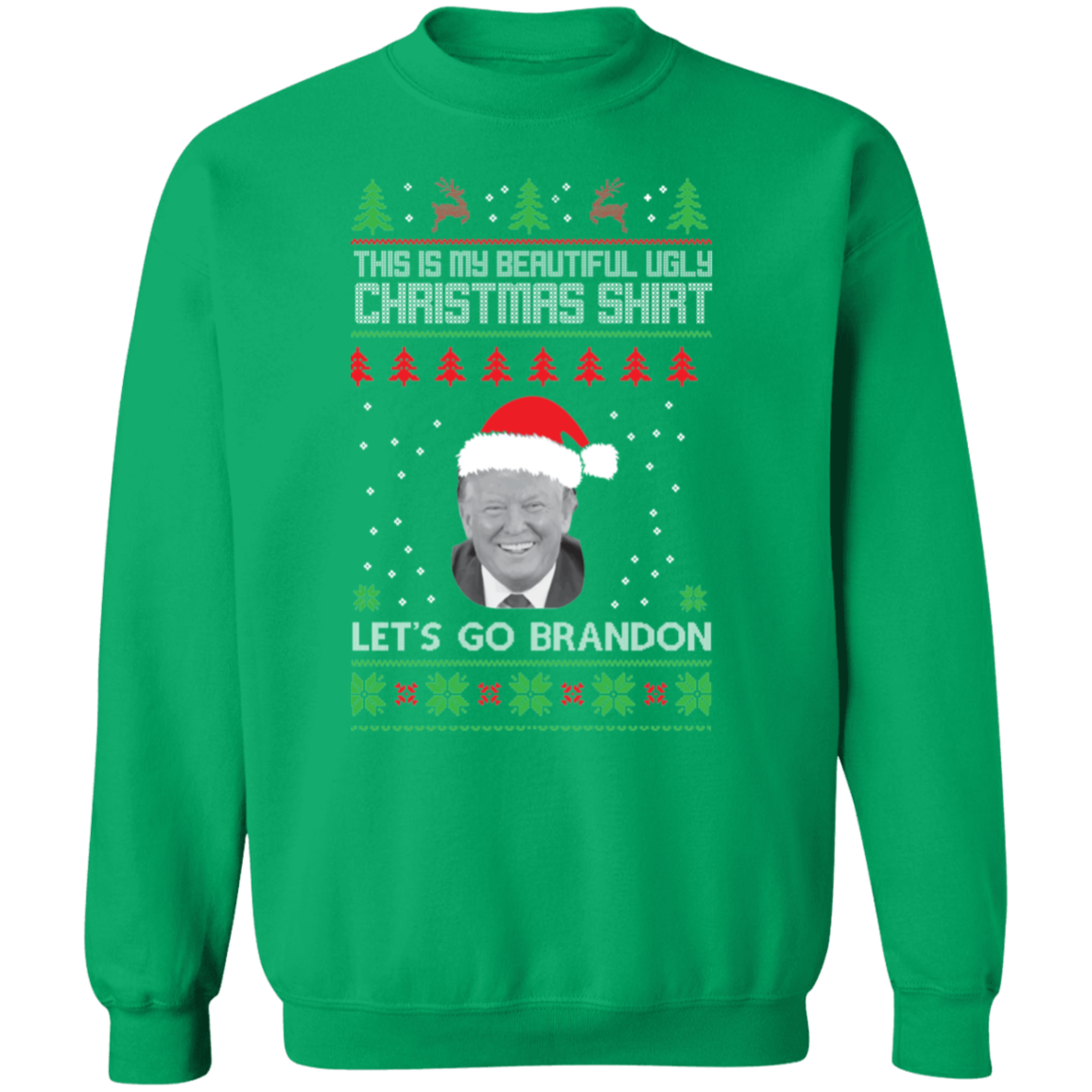 Ugly Christmas Sweatshirt Brandon