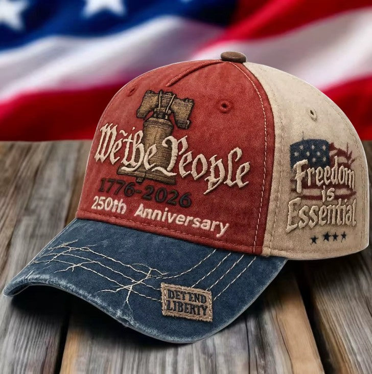 USA We The People 250TH Anniversary Hats - 10% Discount on Multiple Hat Purchases