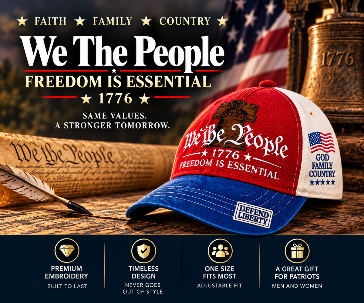 We The People - Freedom Is Essential Hats