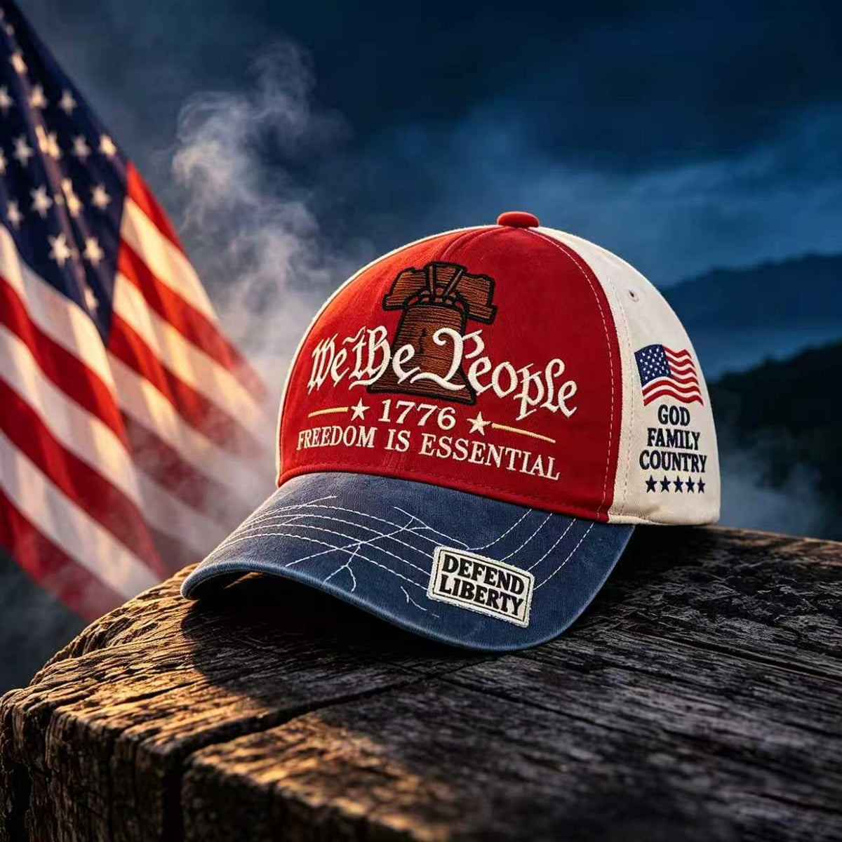 We The People - Freedom Is Essential Hats