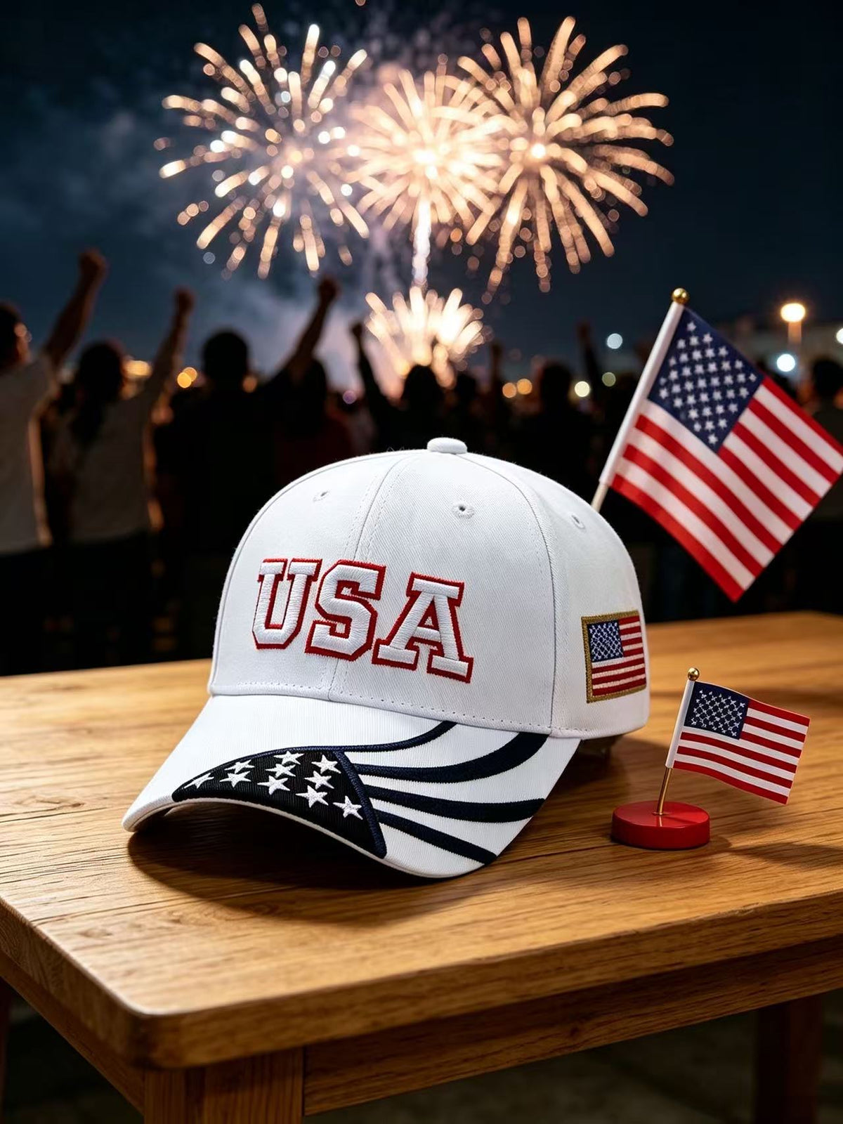 USA Flag Brim Hats - 10% Discount on Multiple Hat Purchases