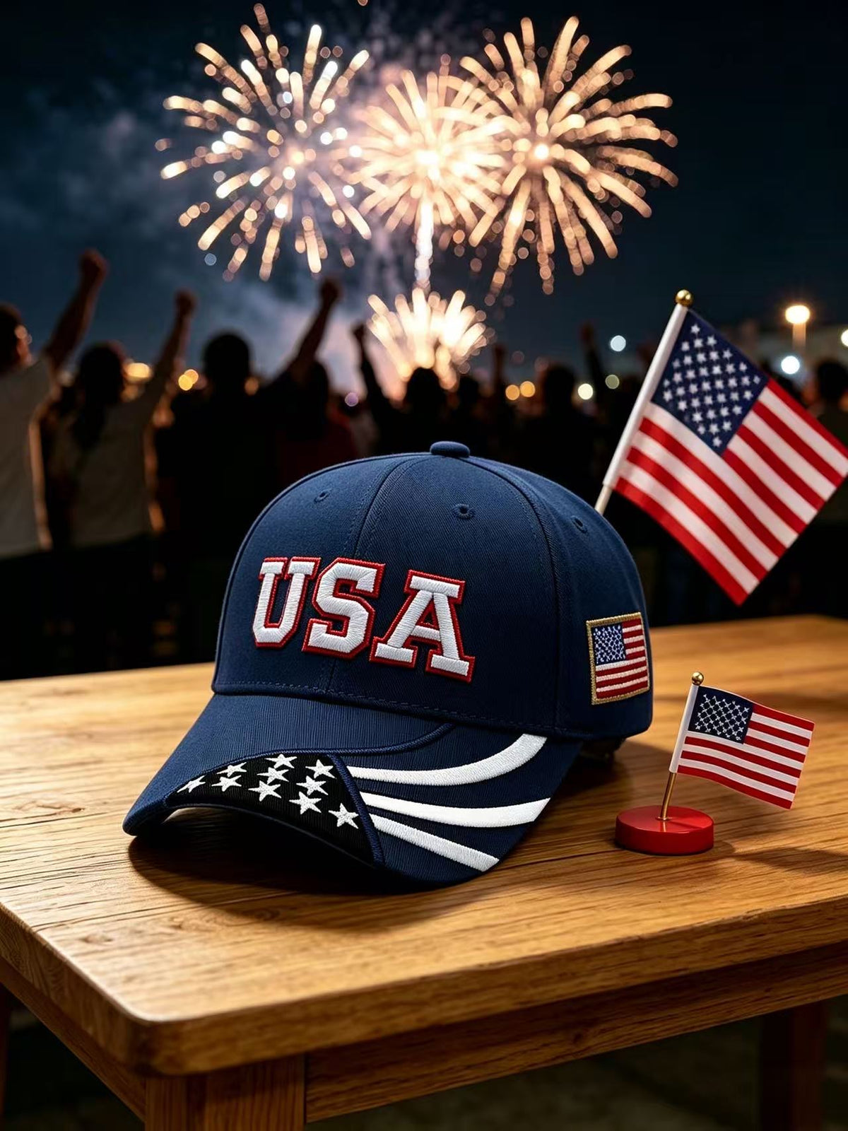 USA Flag Brim Hats - 10% Discount on Multiple Hat Purchases