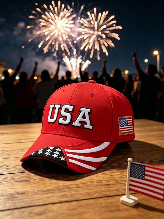 USA Flag Brim Hats - 10% Discount on Multiple Hat Purchases